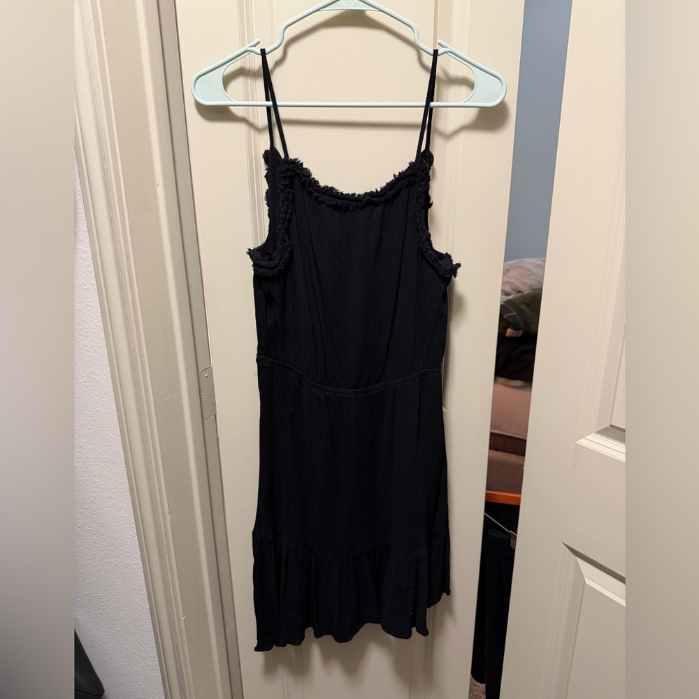 BCBGeneration Black Textured Dress